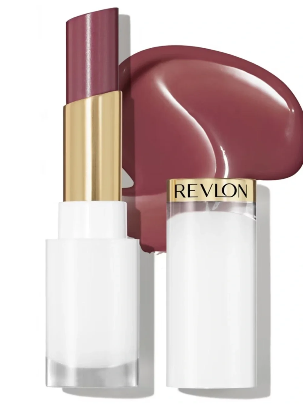 🦋 Revlon Glazed Mauve 07 Super Lustrous Glass Shine Balm New Full Size